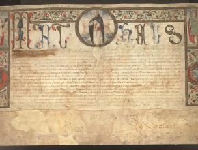 Rescrit cardinal Mathieu, XVe siècle