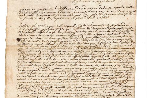 B 1495	Procédure en matière criminelle, poursuivie à la requête de Jacques Pagès contre Marie Macou , page 1