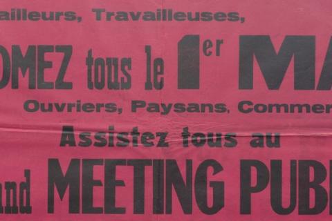 Affiche 1er mai