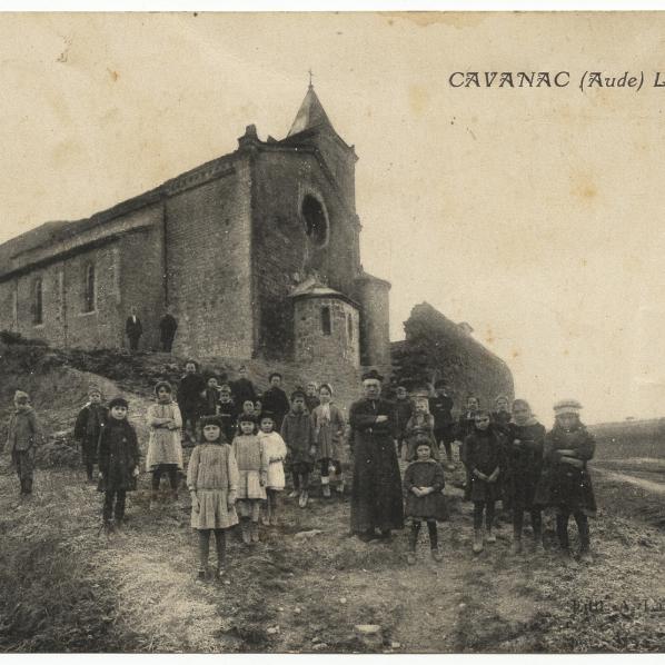 Cavanac, l'église années 20,  60 Dv 1/6