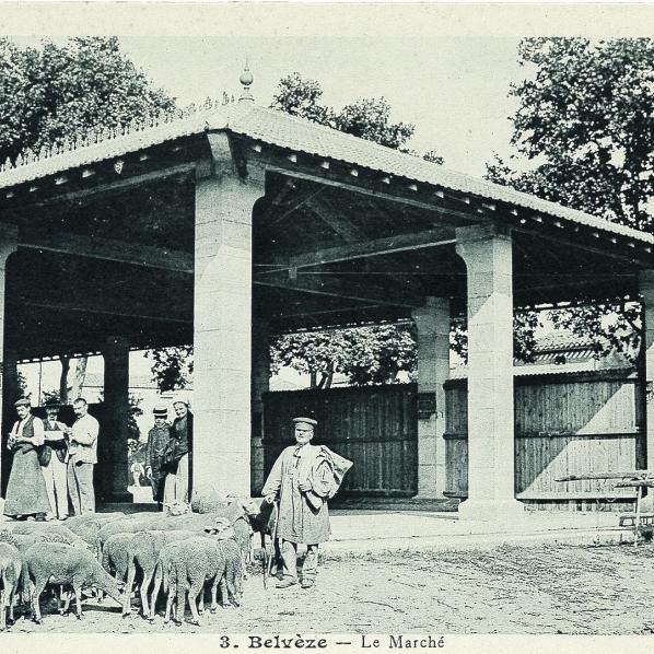 Les halles de Belvèze-du-Razès