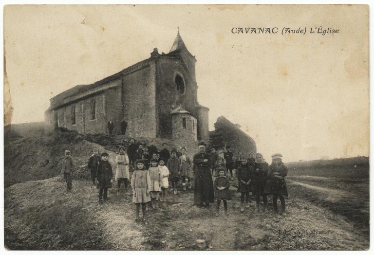 Cavanac, l'église années 20,  60 Dv 1/6